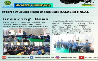 HALAL BI HALAL DI KANTOR KEMENTERIAN AGAMA KAB.  MURUNG RAYA